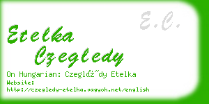 etelka czegledy business card